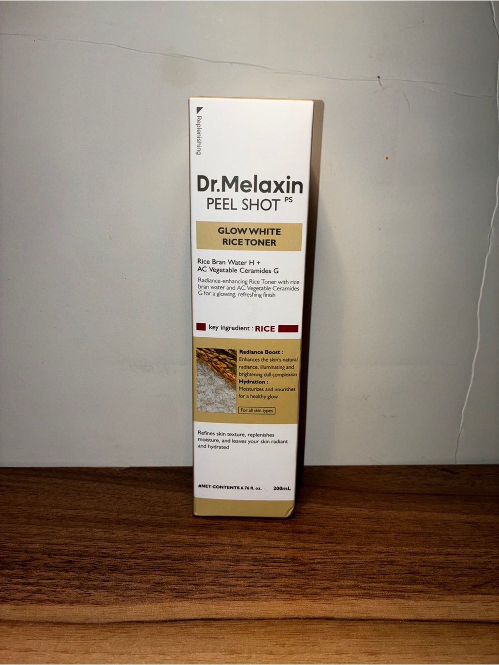Peel Shot Glow White Rice Toner - White & Gold